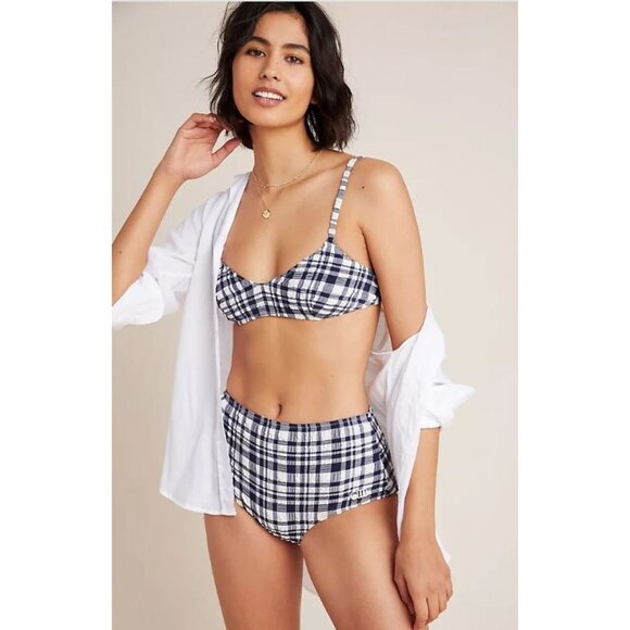 Anthropologie Solid & Striped Ginger Bikini Bottoms - Picture 1 of 13